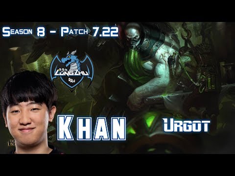 LZ Khan URGOT vs JAYCE Top - Patch 7.22 KR Ranked