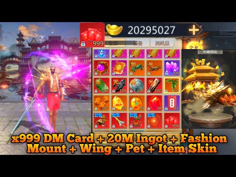Immortal Cultivation -  20M Ingot + Fashion + Mount + Wing + Pet + 100K Dm + x999 DM Card