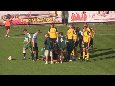 SIARKA TARNOBRZEG - WISŁOKA DĘBICA 1:1 (0:0) - FRAGMENTY MECZU I KOMENTARZE TRENERÓW