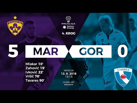 4.krog: Maribor - Gorica 5:0 ; Prva liga Telekom Slovenije 2018/2019