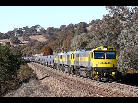 Qube 9365 - QBX005 QBX002 QBX 006 Mundoonen Range Jerrawa NSW - Sunday 18/6/17