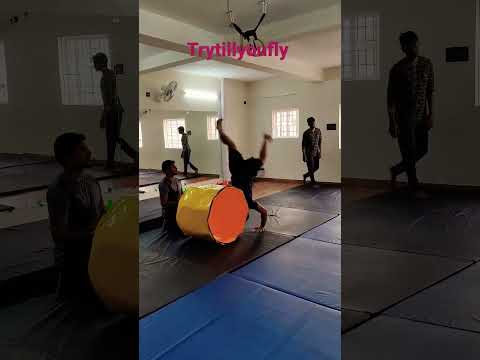FIELDFIT GYMNASTIC OCTAGONAL FOR BACK FLIP TRAINING. EQUIPMENT FOR BACK HANDSPRING