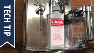 How To Descale a Gaggia Accademia Espresso Machine