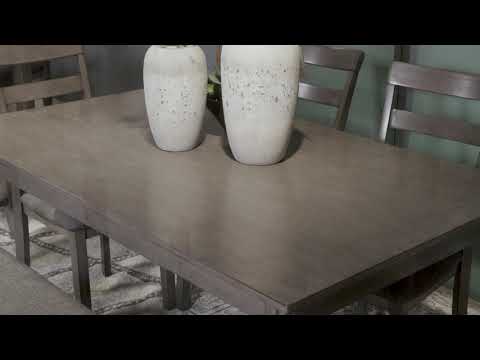 Bridson D383-325 Rectangular Dining Room Table Set image 1