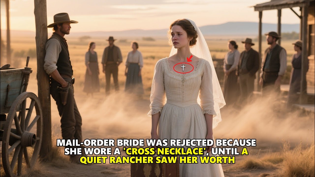 Mail-Order Bride Was Rejected Because She Wore A Cross Necklace, Until A Quiet Rancher Saw Her Worth