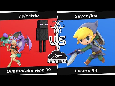 Quarantainment 39 Losers R4 - Telestrio (PKM Trainer, Steve) Vs. Silver Jinx (Toon Link) - SSBU