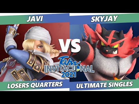 Tam Invitational 2021 Losers Quarters - Skyjay (Incineroar) Vs. Javi (Lucina, Sheik) SSBU Ultimate T