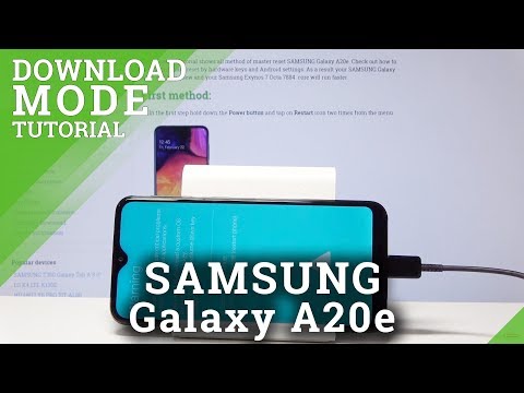 How to Open Download Mode in SAMSUNG Galaxy A20e - Download Mode