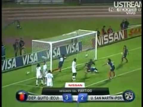 Deportivo Quito (ECU) 3 vs 2 San Martin (PER) - Copa Sudamericana 2010
