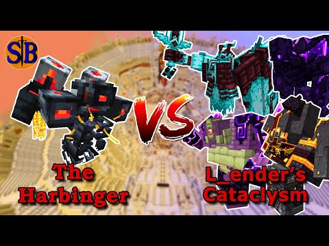 The Harbinger (beta ver) vs L_ender's Cataclysm | Minecraft Mob Battle