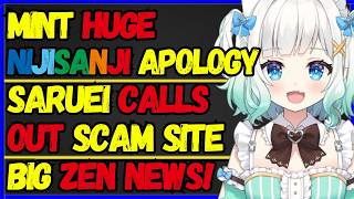 Mint "FORCED" TO APOLOGIZE to Nijisanji!,  Saruei CALLS OUT Vtuber Stealing site,