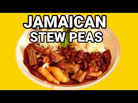 How to make Jamaican Stew Peas Recipe.