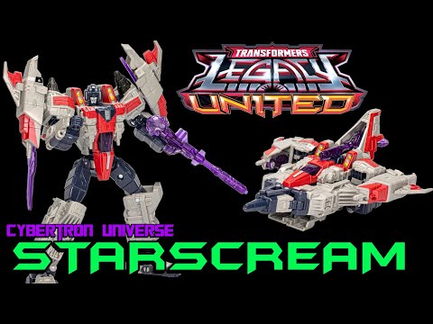 Transformers Legacy United, Cybertron Universe STARSCREAM | #transformers #transformerslegacyunited