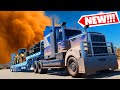 Driving A DIESEL TRUCK Through A Massive Sandstorm Truck World Australia