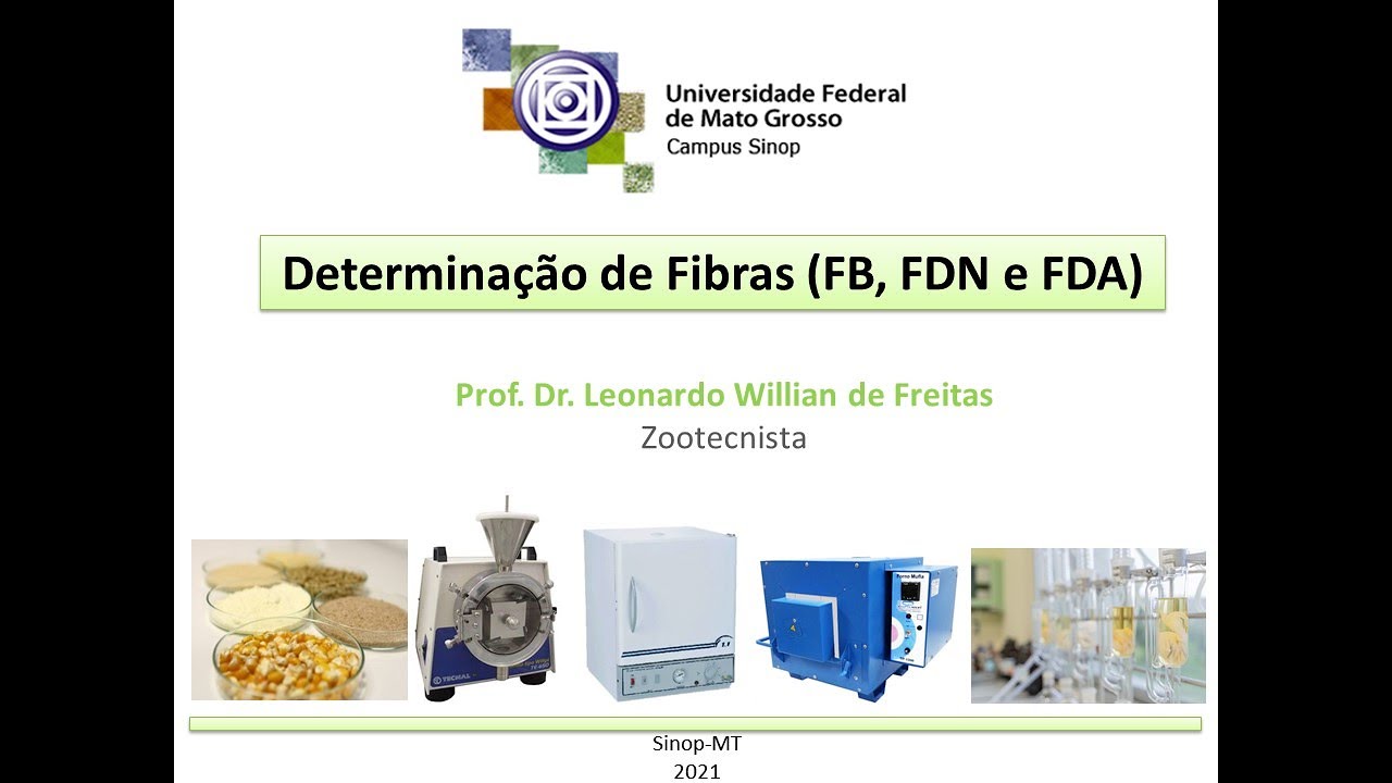 Determinação de Fibras (FB, FDN, FDA e Lignina)