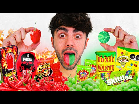 PROBAMOS LOS DULCES MÁS ÁCIDOS Y PICANTES DEL MUNDO!