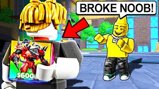 Trolling Arkey As A NOOB With TITAN DRILLDRAGON in Toilet Tower Defense