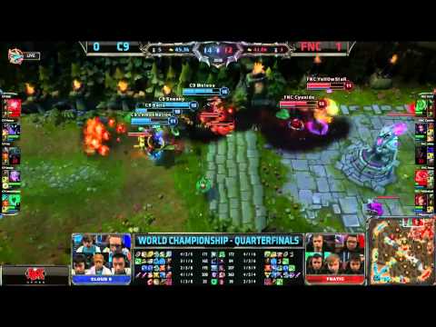 Cloud9 vs Fnatic - Meteos smites Soaz for the kill