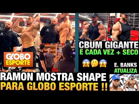 RAMON MOSTRA SHAPE ATUAL PARA O GLOBO ESPORTE - CBUM ENORME SECANDO RAPIDAMENTE + ERIN BANKS