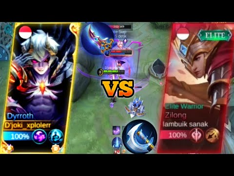 DYRROTH VS ZILONG | 2 UNDERRATED STRONG FIGHTER | GLOBAL DYRROTH BEST BROKEN ONE SHOT BUILD - MLBB