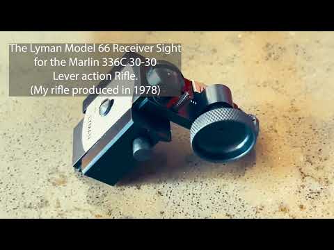 Lyman Receiver 66LA Receiver Sight for Marlin Lever Action Rifle.