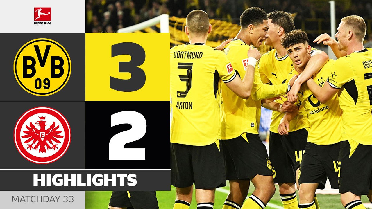 Frankfurt Drop Points | BVB - EINTRACHT FRANKFURT | Highlights | Matchday 33 – Bundesliga 25/26