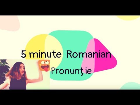 5 minute Romanian:  Pronunție 🇷🇴 👄 Lesson 1