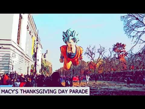 DRAGON BALL SUPER GOKU FLOAT AT THE 2021 MACYS THANKSGIVING DAY PARADE