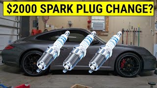 Why Changing Spark Plugs & Ignition Coils Is So Expensive on a Porsche 911 - DIY How To On 997