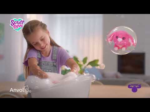 Scruff A Luvs Pliušinis gyvūnėlis, rožinis video