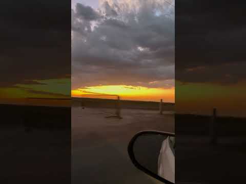 Crepúsculo na saída de Santa Quitéria do Maranhão - MA.