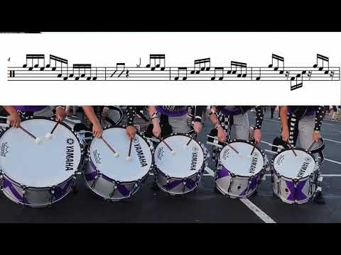 Version 1 of Pow percussion bass feature sheet music  2022