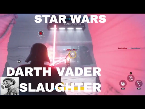 Star Wars Battlefront - EPIC Darth Vader slaughter!