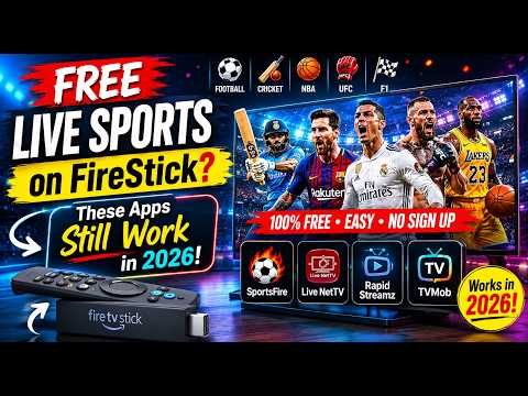FREE Live Sports on FireStick? These Apps Still Work in 2026!