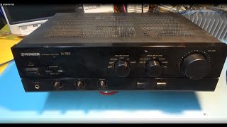 Video thumbnail for Pioneer A 333 amplifier test by ptronix