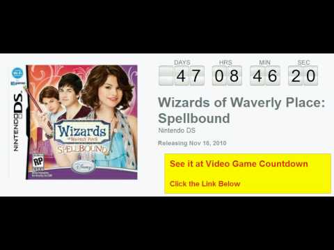 nintendo ds wizards of waverly place spellbound cheats