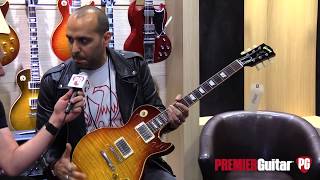 Video thumbnail for Summer NAMM 2019: Gibson Lee Roy Parnell '59 LP, Dave Amato Les Paul Axcess & '62 Brian Ray SG Jr by Premier Guitar