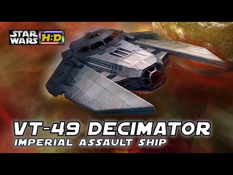 VT-49 DECIMATOR - Imperial answer to the Millennium Falcon?! |Star Wars Hyperspace Database|