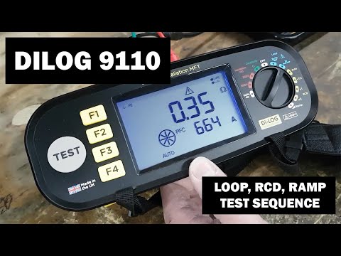 DILOG 9110 MFT 18th EDITION- Loop, Rcd & Ramp test sequence.