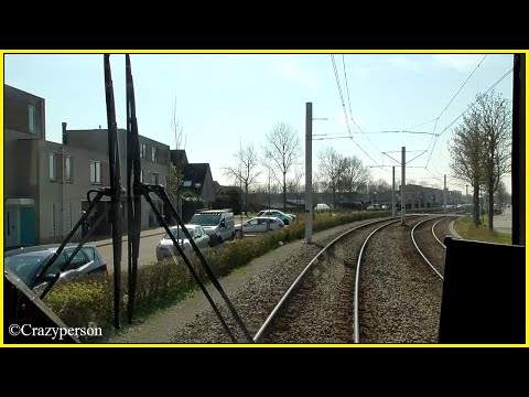 Cabinerit Achterveld - Eiteren (cabin ride) sneltram/lightRail Utrecht #CabView