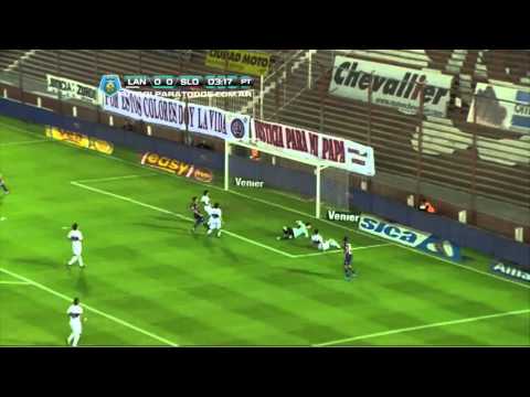 Ocasión de Correa. Lanús - San Lorenzo. Fecha 13. Torneo Inicial 2013. Fútbol Para Todos