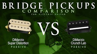Video thumbnail for DiMarzio SUPER DISTORTION vs CRUNCH LAB - Passive Bridge Guitar Pickup Comparison Tone Demo by Mike Stamper