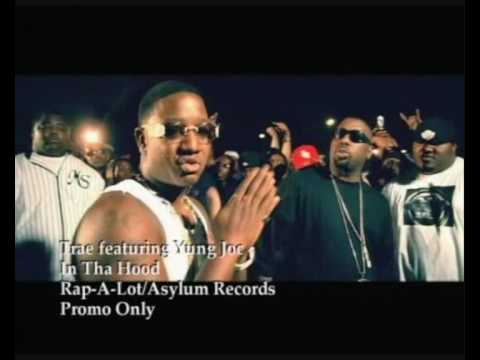 Trae and Yung Joc - In Tha Hood (video remix) [audio by majestic]