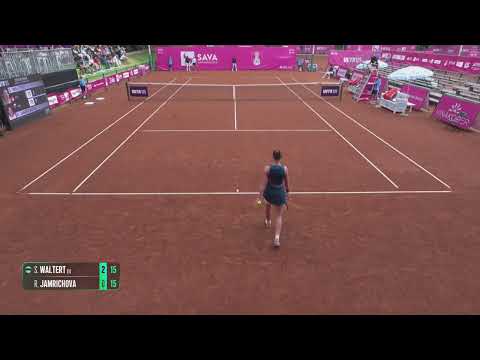 Simona Waltert [1] (SUI) vs Renata Jamrichova (SVK) // 6-0 7-5 // W125 Ljubljana // Semi-final