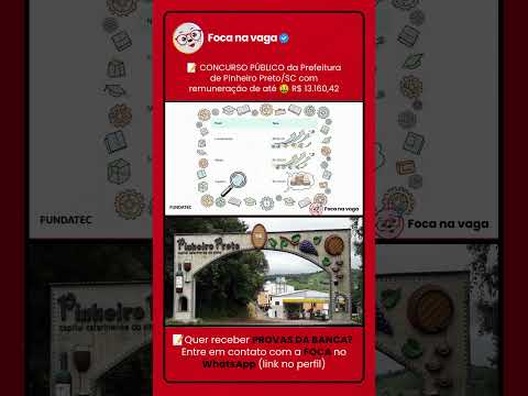PREFEITURA DE PINHEIRO PRETO/SC: EDITAIS PUBLICADOS!