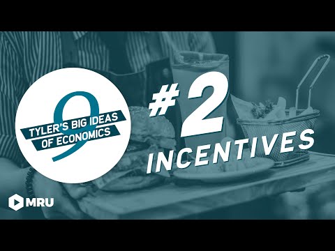 Tyler Cowen's Idea #2: Incentives Matter