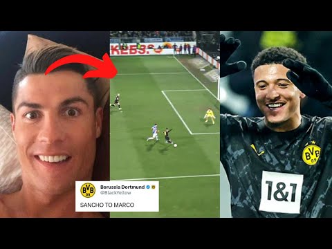 CRAZY Reactions To Jadon Sancho Assist To Marco Reus | Darmstadt 0-3 Borussia Dortmund Highlights