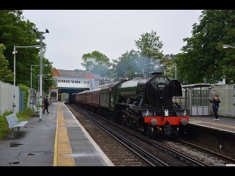 Flying Scotsman - lucky escape from being bowled!