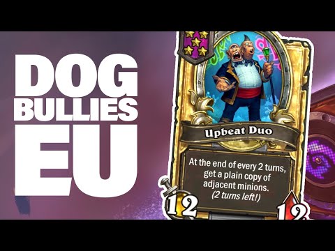 Upbeat Duo Makes Half Our Build Golden and Stays For Final Turn | Dogdog Hearthstone Battlegrounds