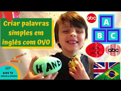 Aprender Inglês para criança com Ovo de Páscoa  #Educationalvídeo #AprenderInglês #FredKidsTV